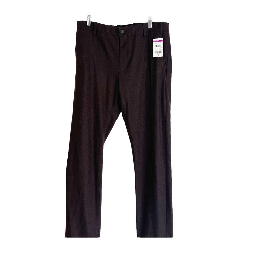 NEW Vince Wool Blend Flat Front Trousers Men's Size 32